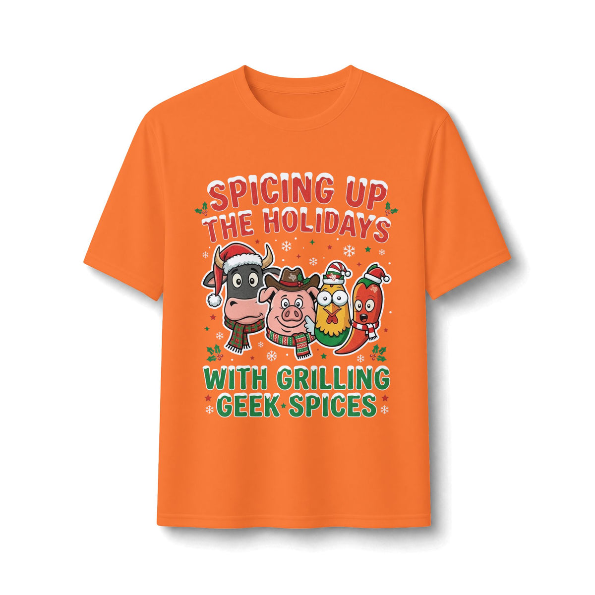 Holiday Grilling Tee — “Spicing Up the Holidays with Grilling Geek Spices”