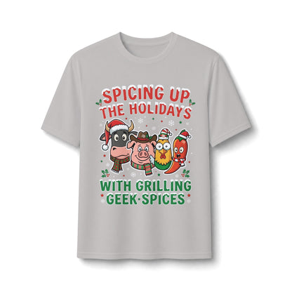 Holiday Grilling Tee — “Spicing Up the Holidays with Grilling Geek Spices”