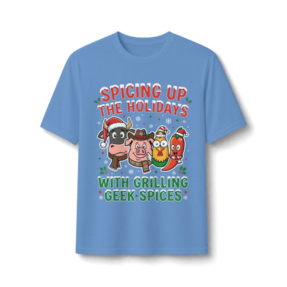 Holiday Grilling Tee — “Spicing Up the Holidays with Grilling Geek Spices”